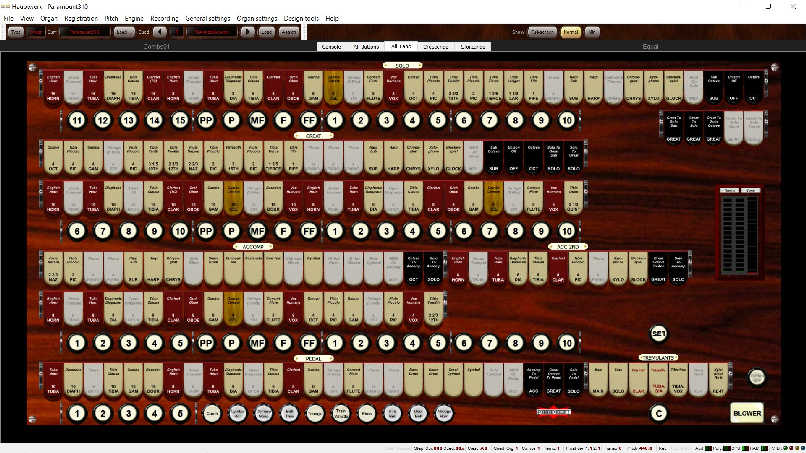Paramount 310 tabs screen